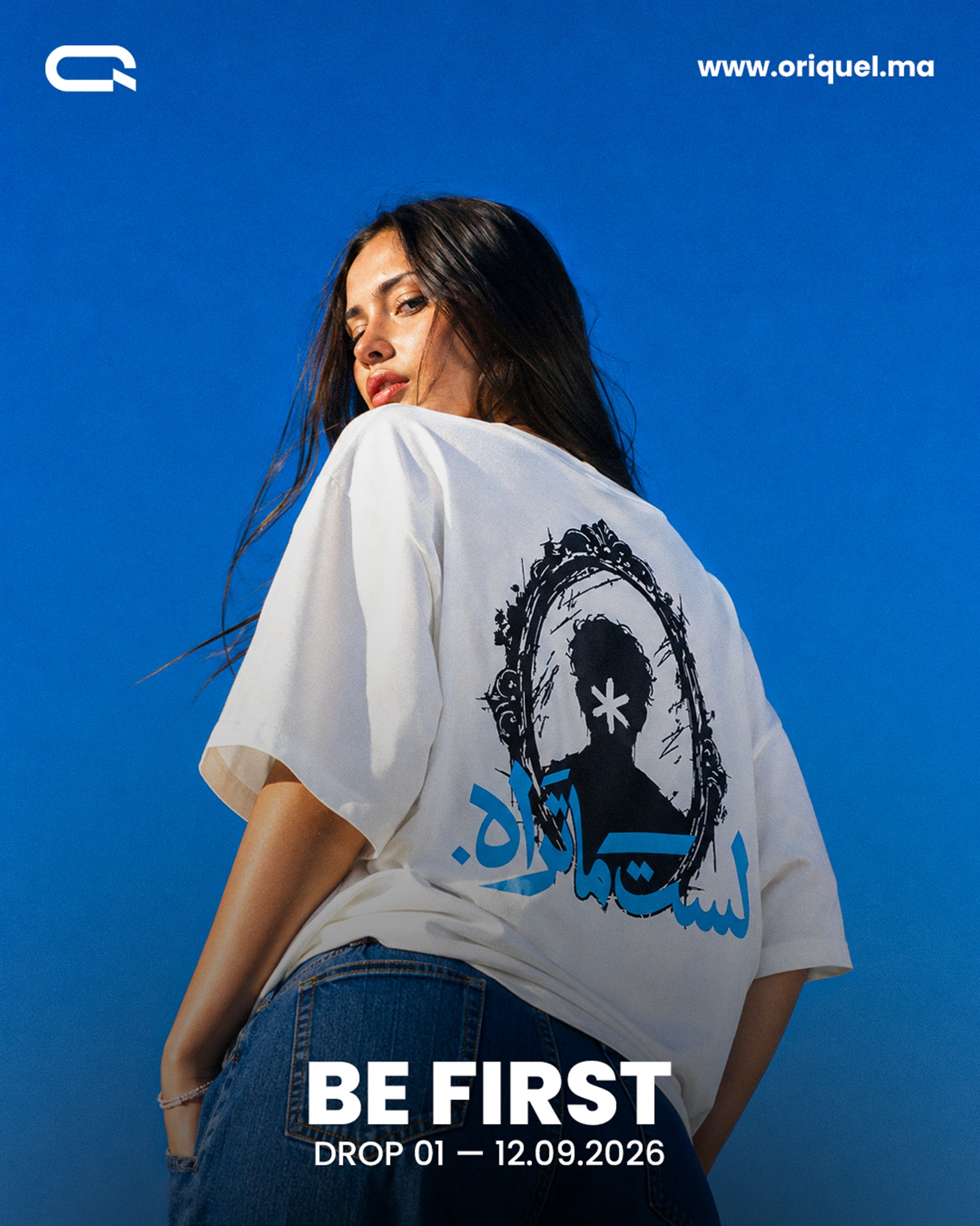 ORIQUEL Drop 01 Be First shirt visual