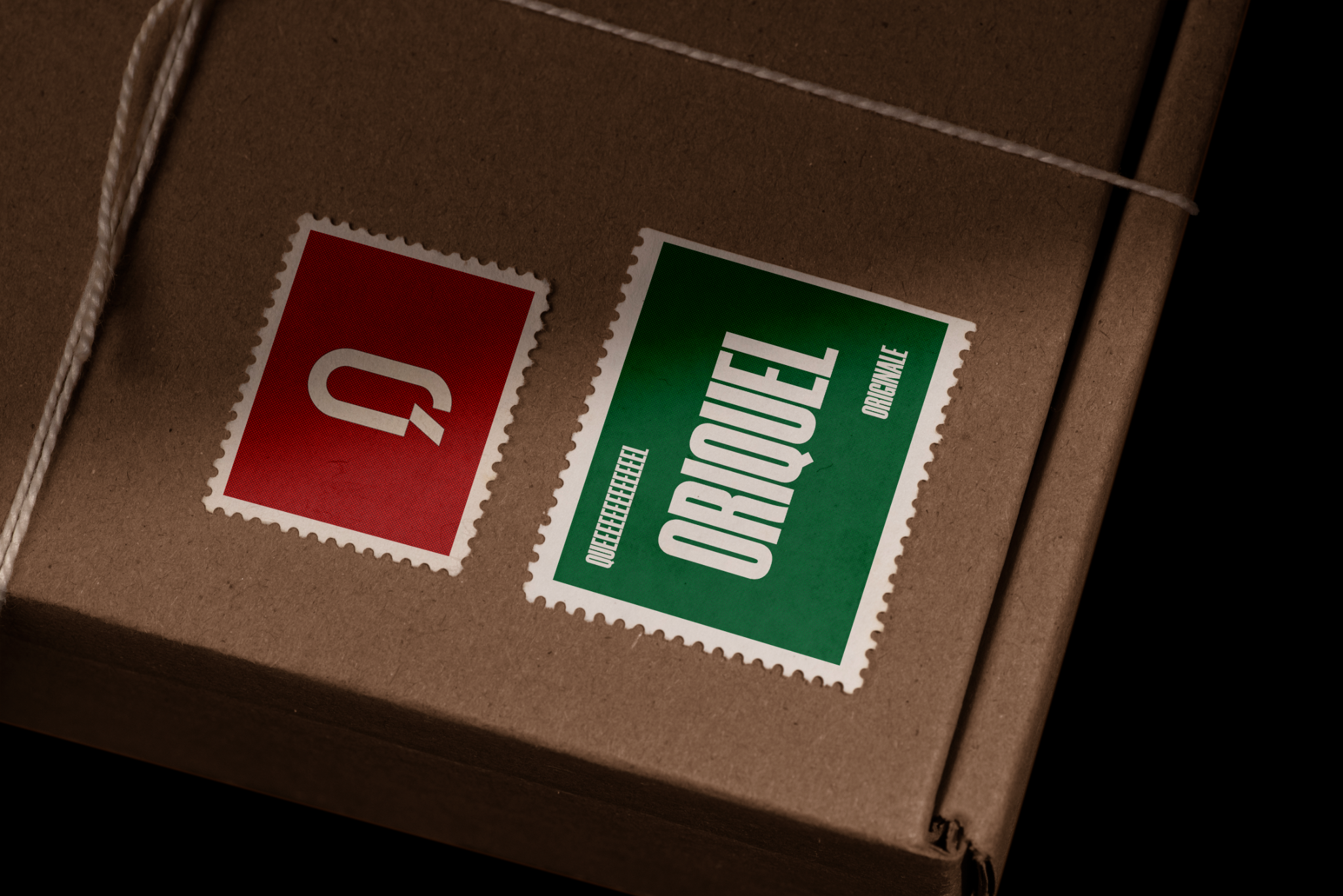 ORIQUEL stamp packaging visual